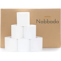 Nabbada - 18 Rollos de Papel Térmico 80x80x12 de 58 Gramos sin Bisfenol A ideales para Impresoras Térmicas- TPV y Cajas…